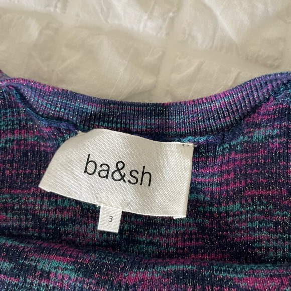Ba&sh Maxine ribbed multi colored knit dress - Picture 9 of 12